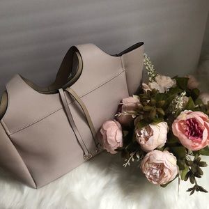 H&M. Mauve pink Elegant tote bag from H&M Venice